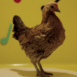 “la gallina encara balla / la gallina no s’atura”